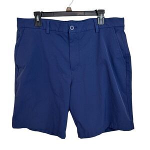 Vineyard Vines Men's Nylon Performance Shorts Size 38 Navy Blue Casual Stretch *